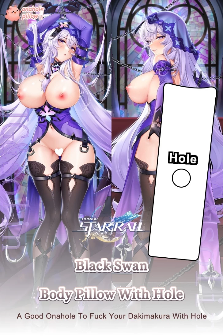 Black Swan Honkai Star Rail Life Size Fuckable Body Pillow Anime Body Pillow Cover