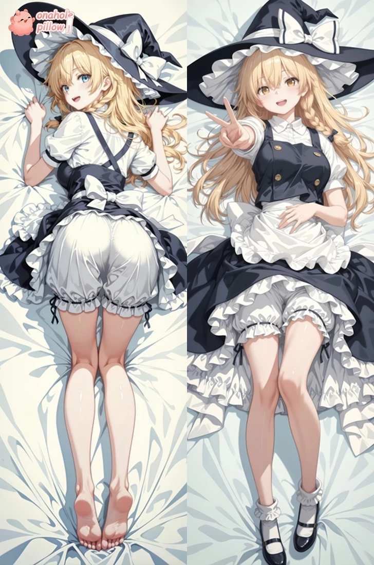 Marisa Kirisame Touhou Project Full Length Anime Body Pillow Life Size Cushion