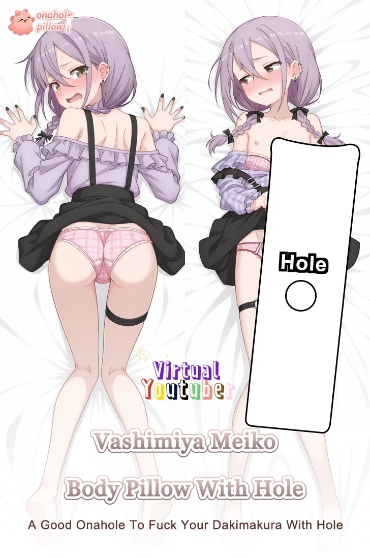 Vashimiya Meiko VTuber Full Size Onahole Body Pillow Body Pillow with Case