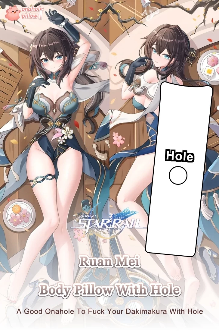 Ruan Mei Honkai Star Rail Full Body Anime Pillow with Hole Soft 2WAY Fabric