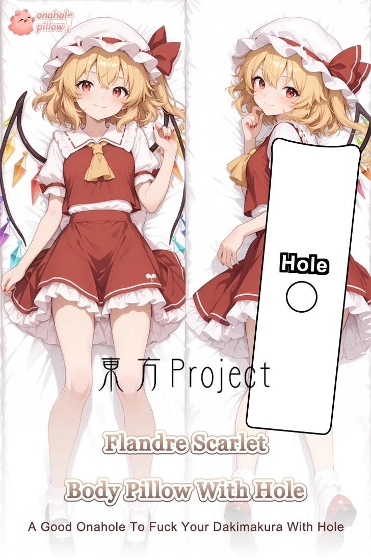 Flandre Scarlet Touhou Project Full Body Onahole Dakimakura Fade Resistant Print