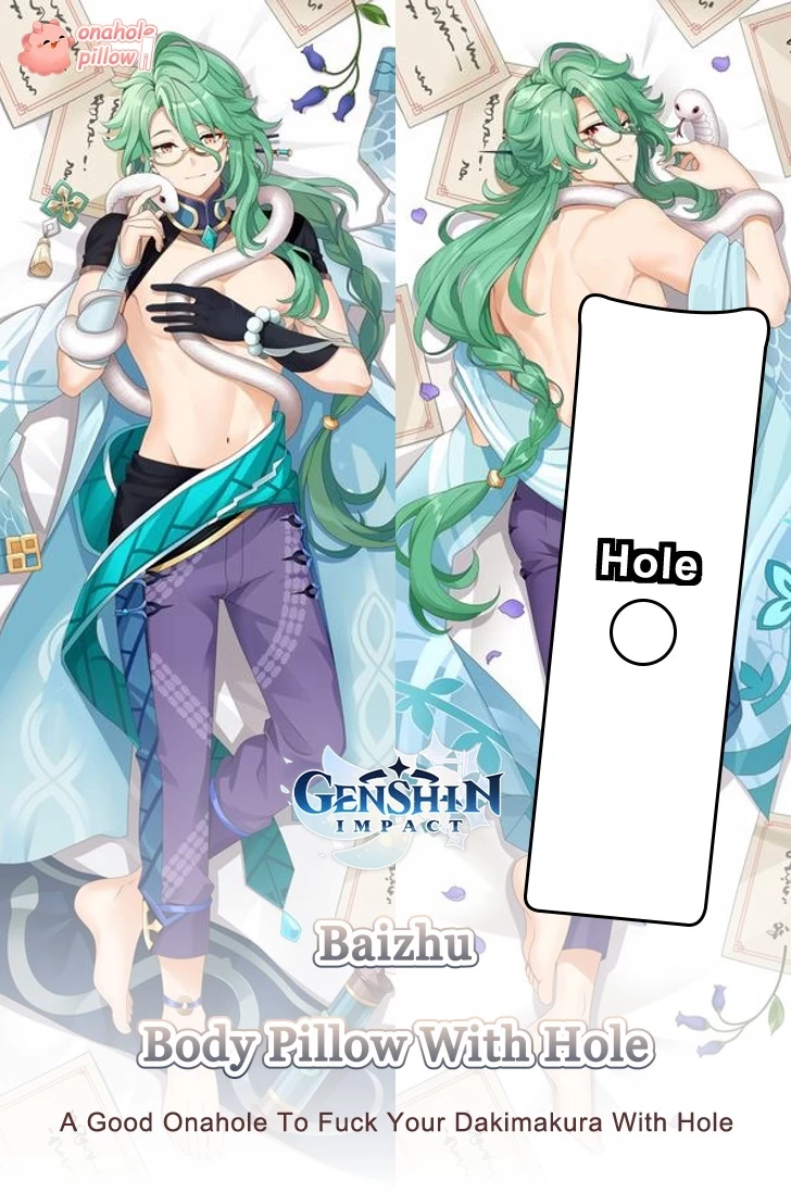 Baizhu Genshin Impact Full Body Pillow with Center Hole Soft 2WAY Fabric