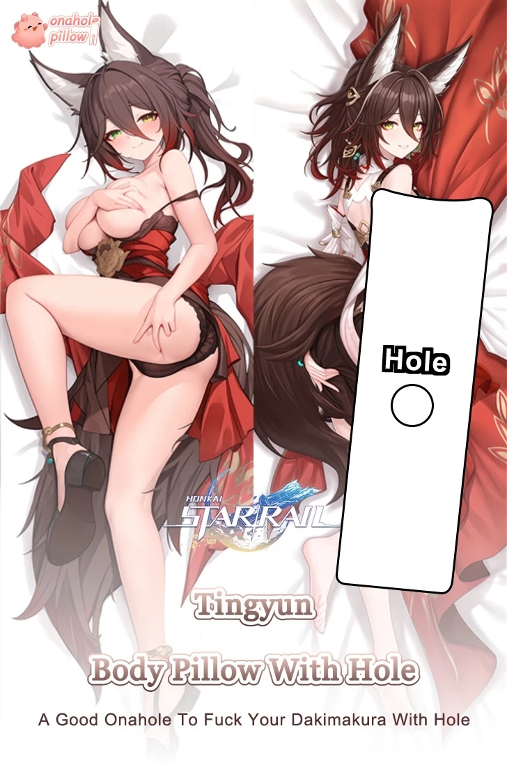 Tingyun Honkai Star Rail Full Body Dakimakura with Hole Pillowcase with Print