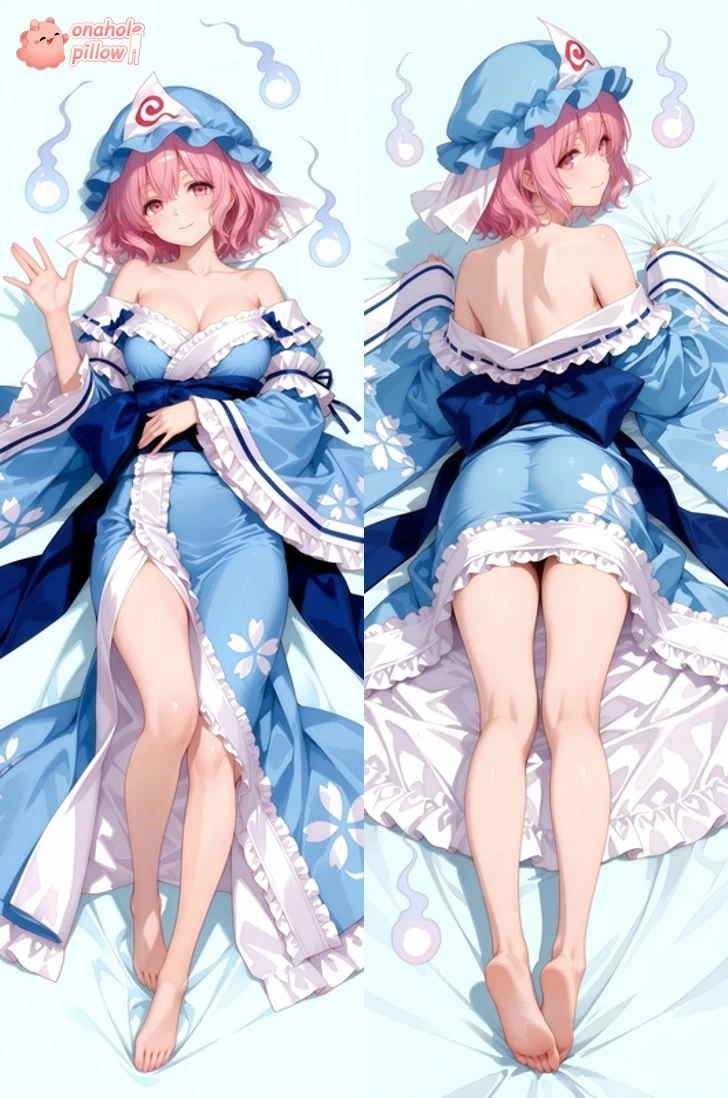 Yuyuko Saigyouji Touhou Project Full Body Dakimakura with Hole Life Size Cushion
