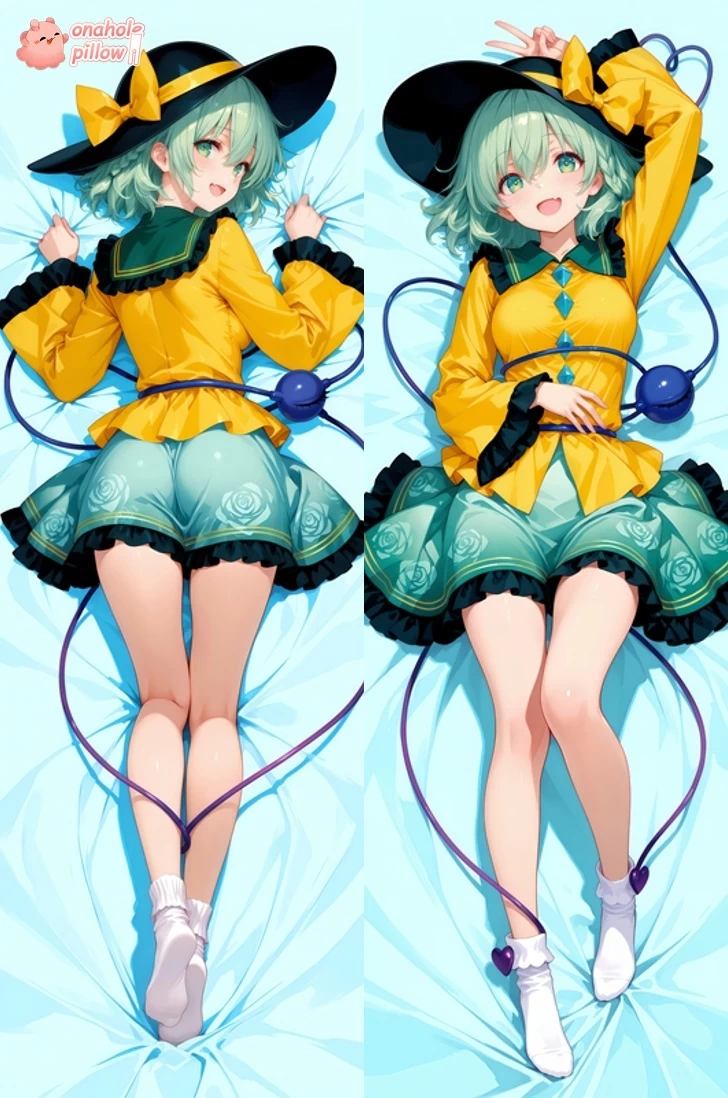 Koishi Komeiji Touhou Project Full Body Anime Dakimakura with Front and Back Print