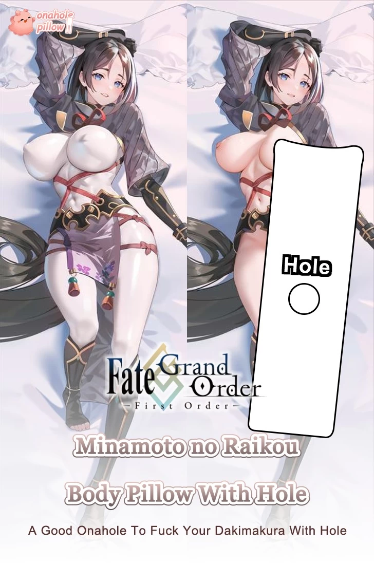 Minamoto no Raikou Fate Life Size Fuckable Body Pillow with Hidden Zipper