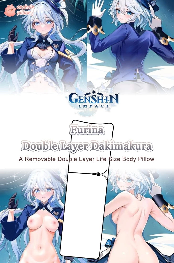Furina Genshin Impact Double Layer Cushion Cover High Definition Print