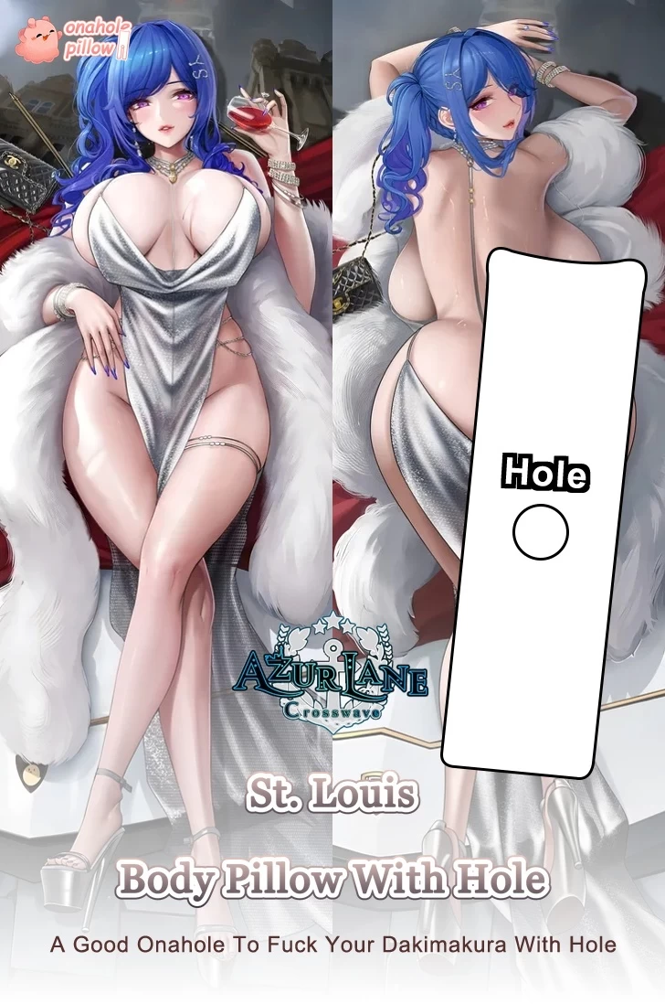 St. Louis Azur Lane Full Size Onahole Body Pillow Anime Girlfriend Design
