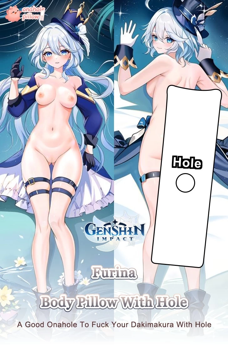 Furina Genshin Impact Full Size Onahole Body Pillow Silky Smooth Fabric