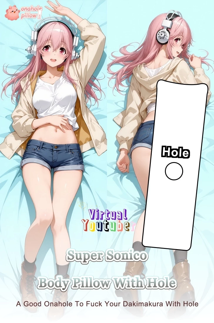 Super Sonico VTuber Full Length Fuckable Body Pillow Premium 2WAY Material